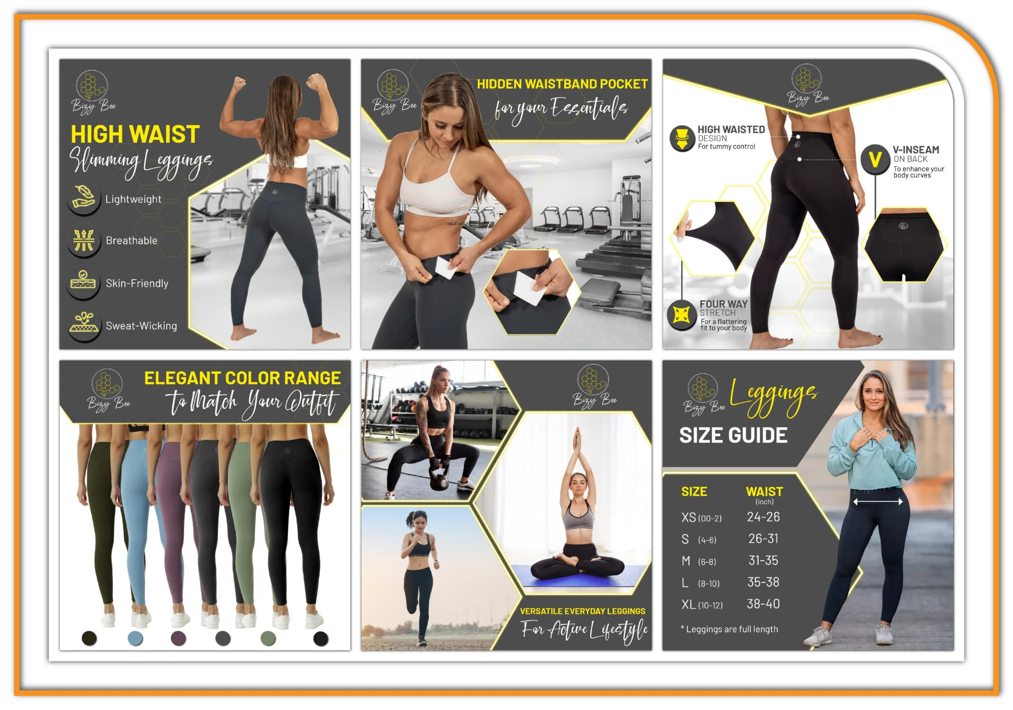 Bizy Bee listing image design portfolio