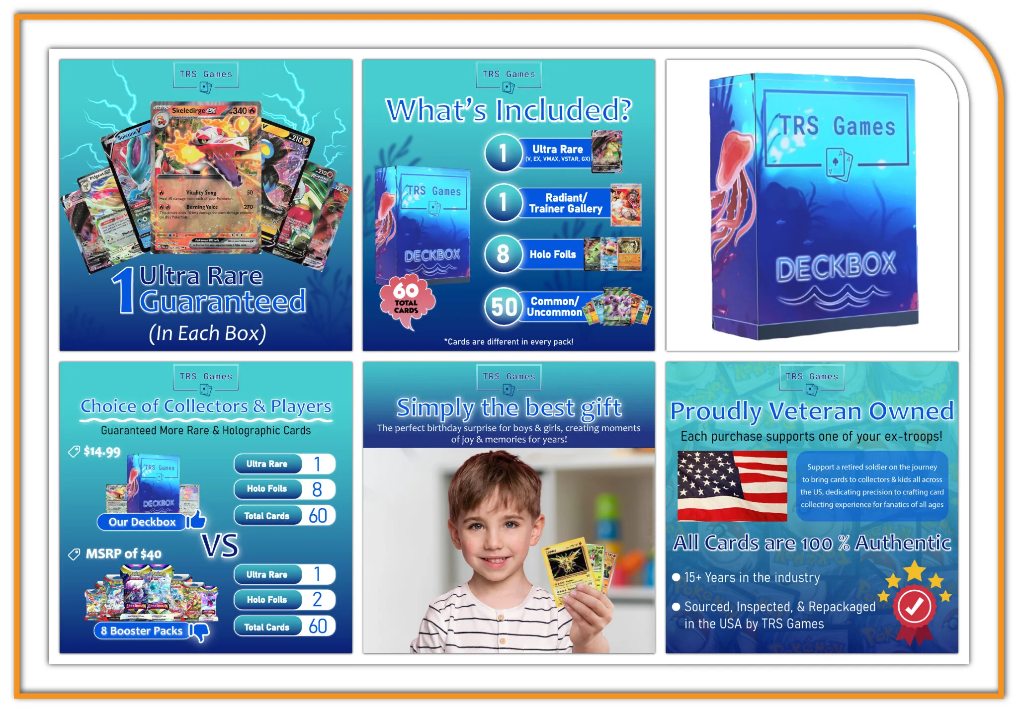 Card Toys listing image design portfolio